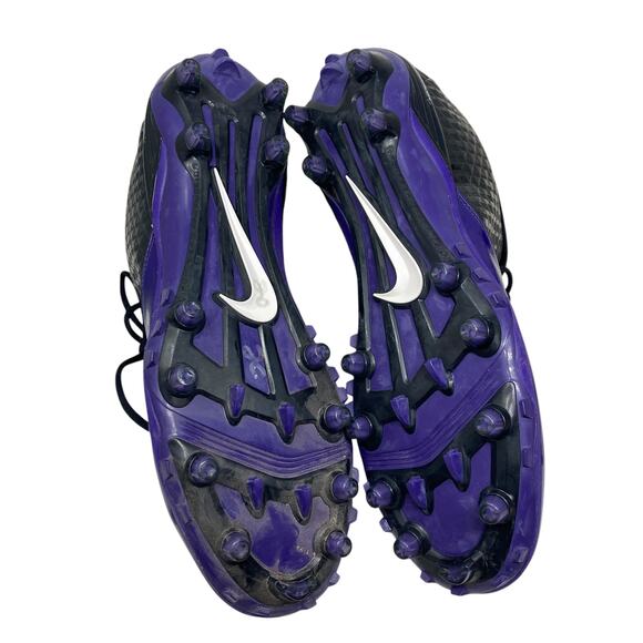 Nike Lunarlon Superbad Pro TD Football Cleats Size 14.5 Purple Black main image 9